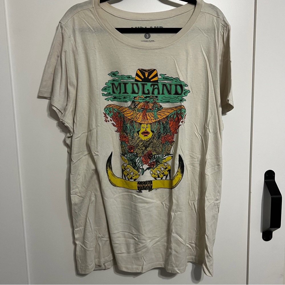 Graphic Tee with Midland Design